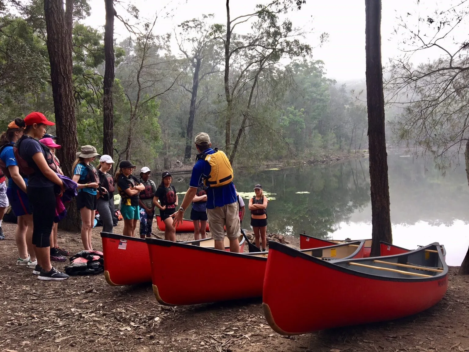 Students on a Southbound outdoor education program
